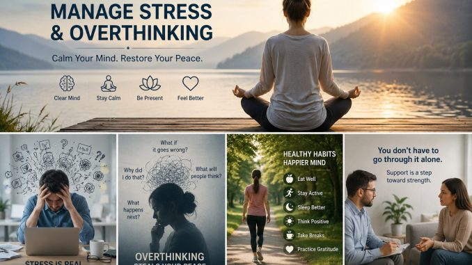 How to Manage Stress and Overthinking